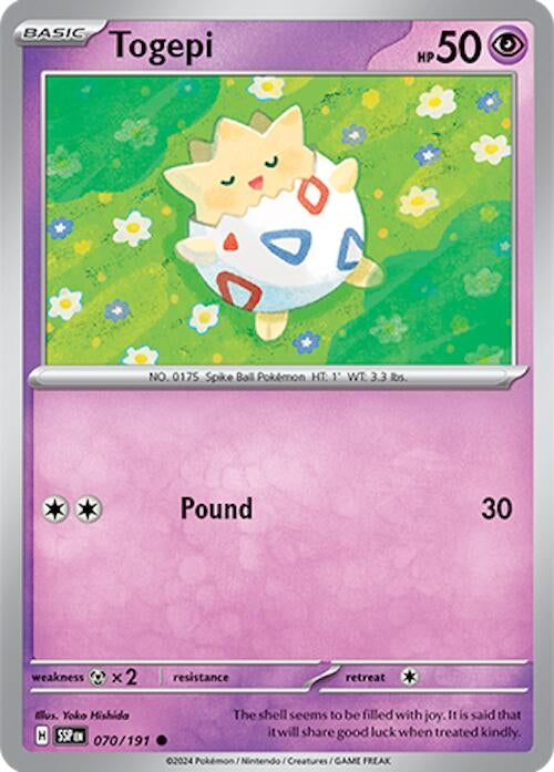 Image for Togepi (070/191) - Pokemon