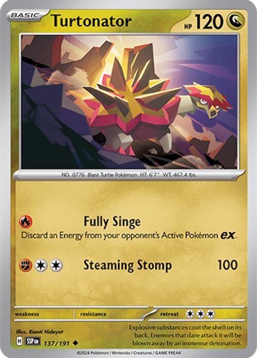 Image for Turtonator (137/191) - Pokemon