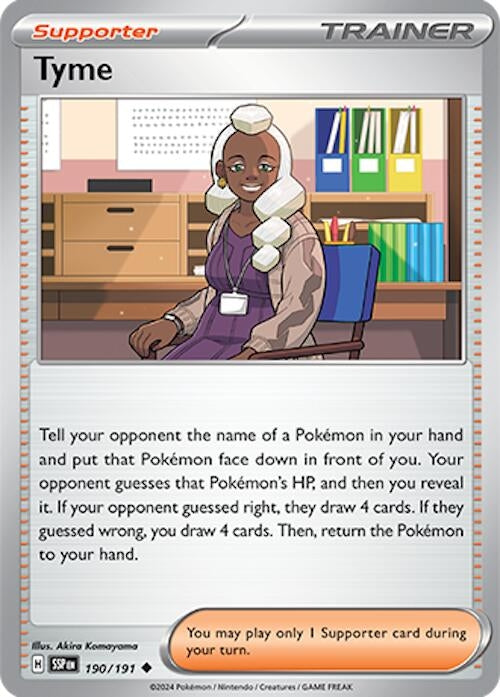 Image for Tyme (190/191) - Pokemon