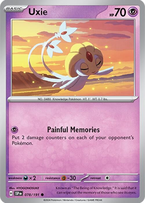 Image for Uxie (078/191) - Pokemon