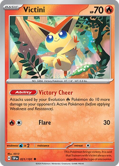 Image for Victini (021/191) - Pokemon