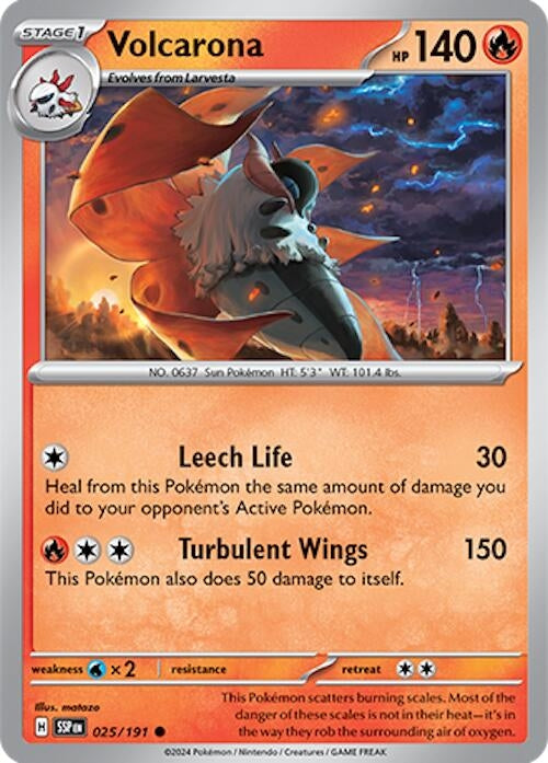 Image for Volcarona (025/191) - Pokemon