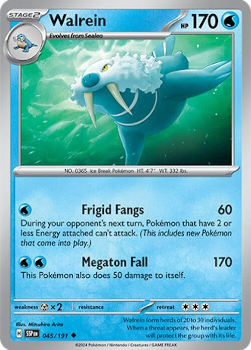 Image for Walrein (045/191) - Pokemon