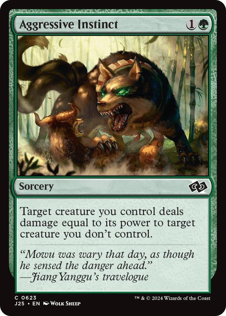 Image for Aggressive Instinct (623) - Magic: The Gathering