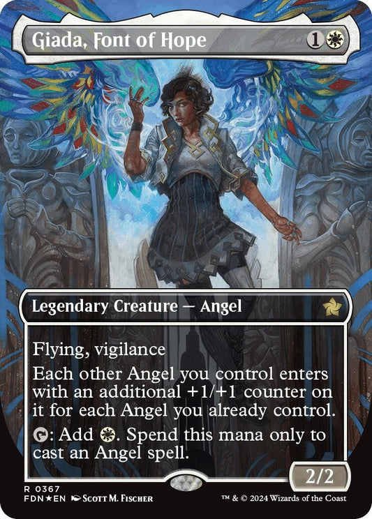 Image for Giada, Font of Hope (Borderless) (Mana Foil) (367) - Magic: The Gathering