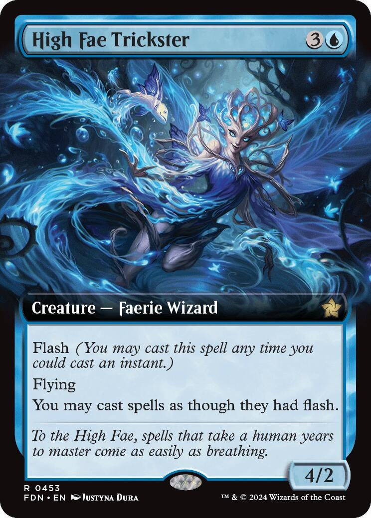 Image for High Fae Trickster (Extended Art) (453) - Magic: The Gathering