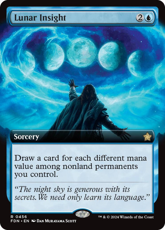 Image for Lunar Insight (Extended Art) (456) - Magic: The Gathering