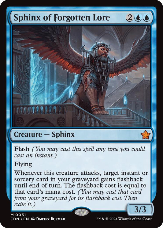 Image for Sphinx of Forgotten Lore (51) - Magic: The Gathering