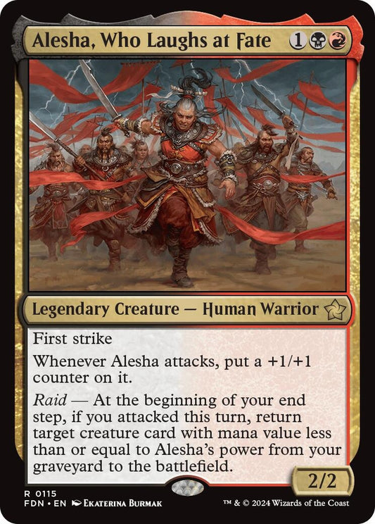 Image for Alesha, Who Laughs at Fate (115) - Magic: The Gathering