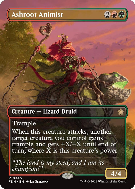 Image for Ashroot Animist (Borderless) (345) - Magic: The Gathering