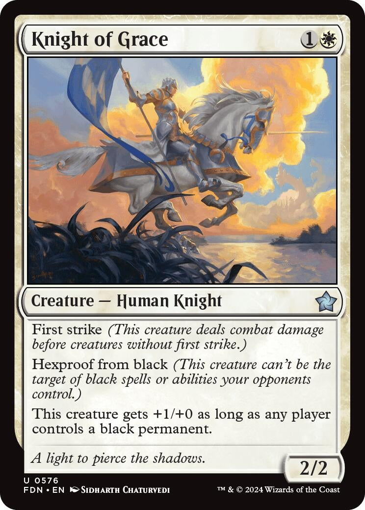 Image for Knight of Grace (576) - Magic: The Gathering