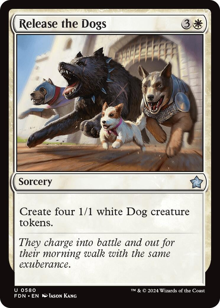 Image for Release the Dogs (580) - Magic: The Gathering