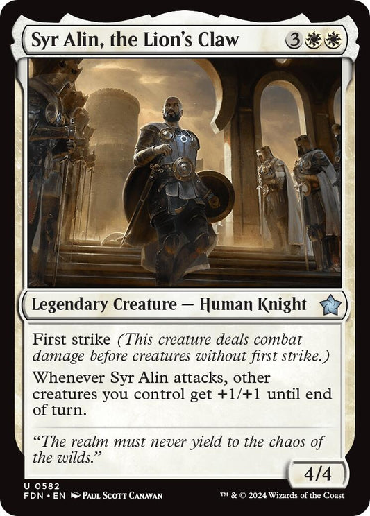 Image for Syr Alin, the Lion's Claw (582) - Magic: The Gathering