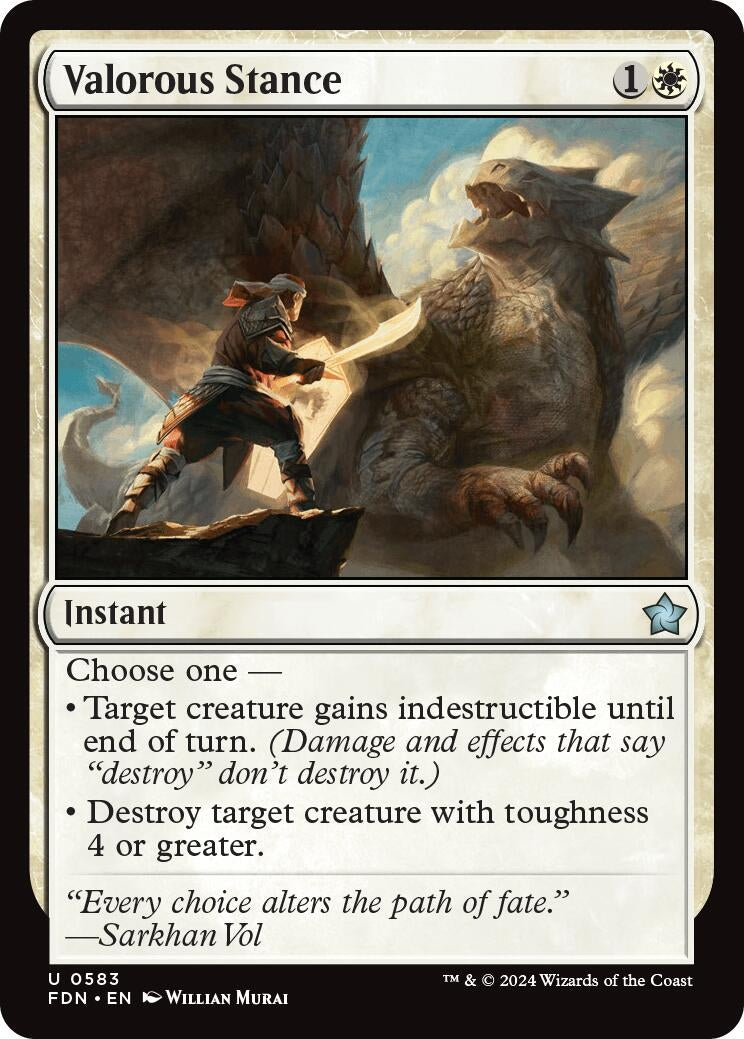 Image for Valorous Stance (583) - Magic: The Gathering