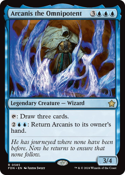 Image for Arcanis the Omnipotent (585) - Magic: The Gathering