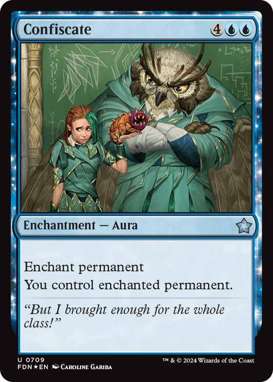 Image for Confiscate (709) - Magic: The Gathering