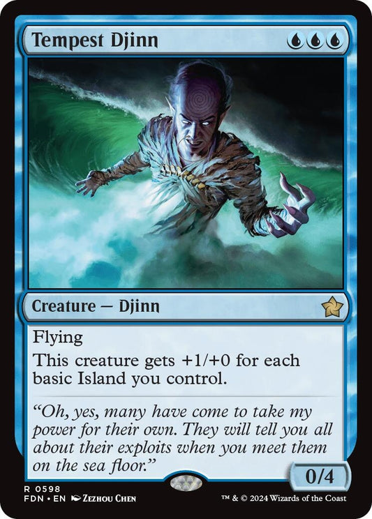 Image for Tempest Djinn (598) - Magic: The Gathering