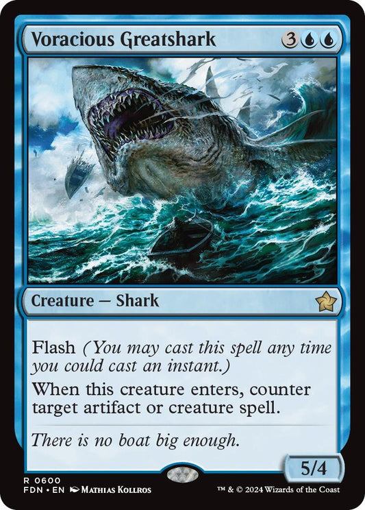 Image for Voracious Greatshark (600) - Magic: The Gathering
