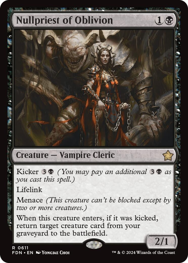 Image for Nullpriest of Oblivion (611) - Magic: The Gathering