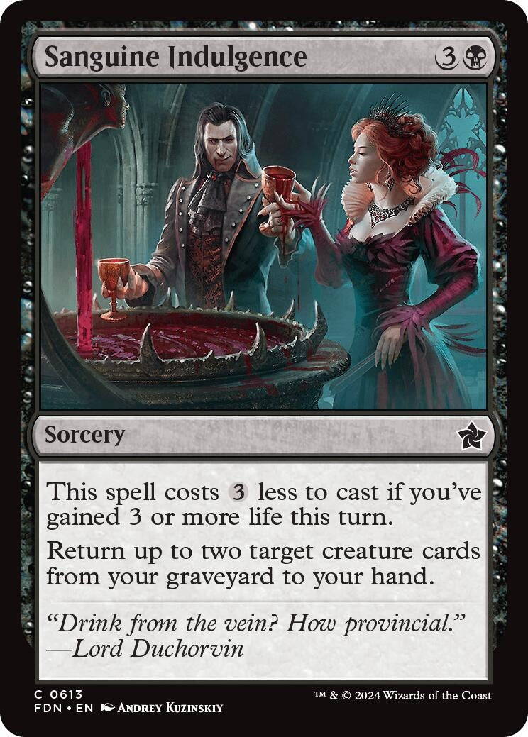 Image for Sanguine Indulgence (613) - Magic: The Gathering
