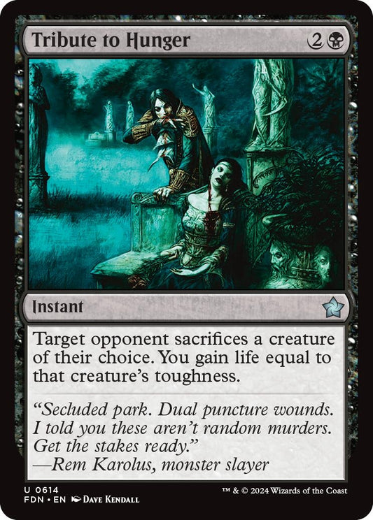 Image for Tribute to Hunger (614) - Magic: The Gathering