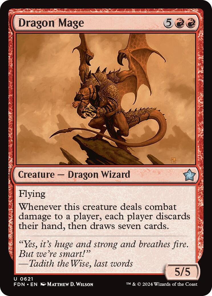 Image for Dragon Mage (621) - Magic: The Gathering