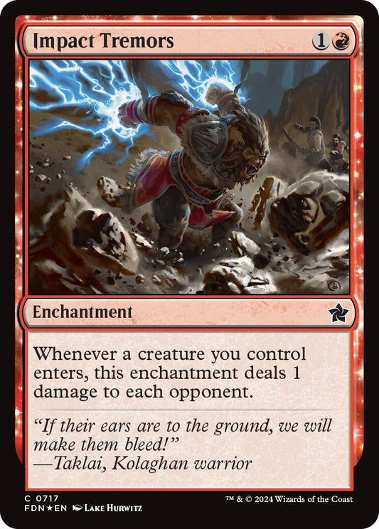 Image for Impact Tremors (717) - Magic: The Gathering