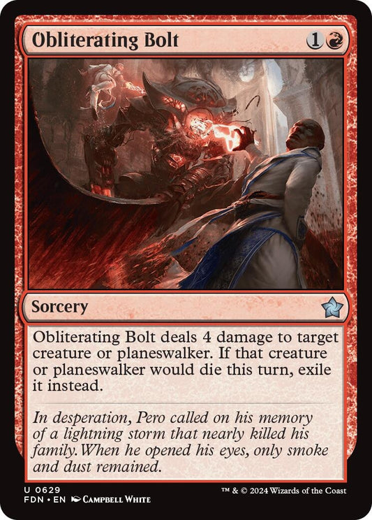 Image for Obliterating Bolt (629) - Magic: The Gathering