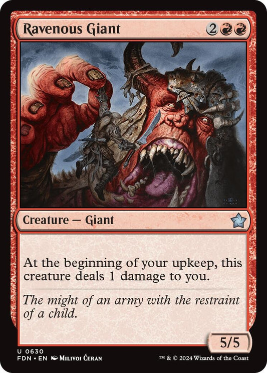 Image for Ravenous Giant (630) - Magic: The Gathering