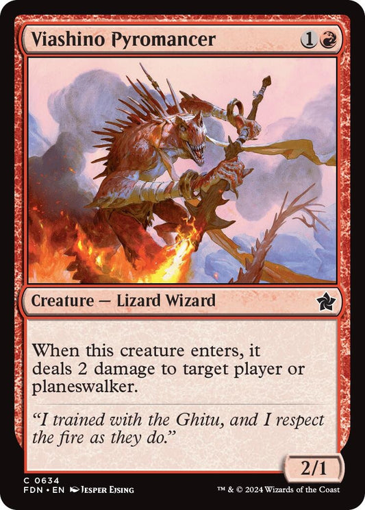 Image for Viashino Pyromancer (634) - Magic: The Gathering