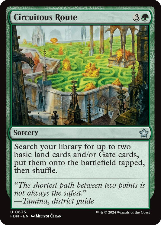 Image for Circuitous Route (635) - Magic: The Gathering