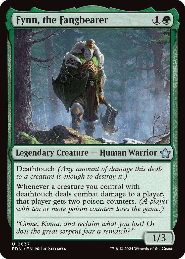 Image for Fynn, the Fangbearer (637) - Magic: The Gathering