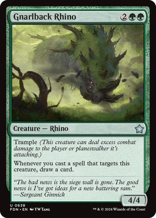 Image for Gnarlback Rhino (638) - Magic: The Gathering