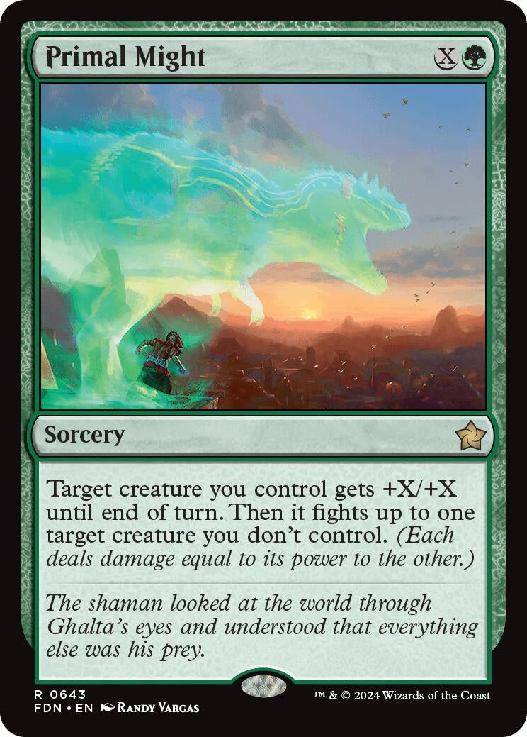 Image for Primal Might (643) - Magic: The Gathering