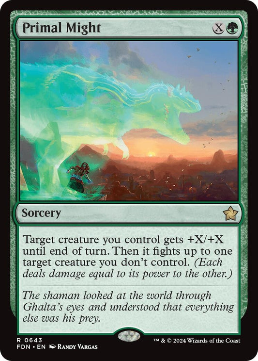 Image for Primal Might (643) - Magic: The Gathering