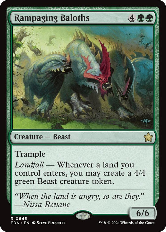 Image for Rampaging Baloths (645) - Magic: The Gathering