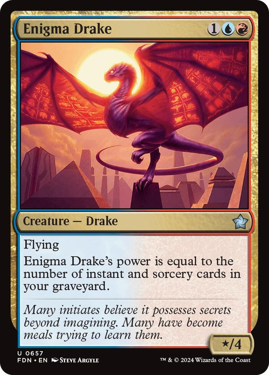 Image for Enigma Drake (657) - Magic: The Gathering