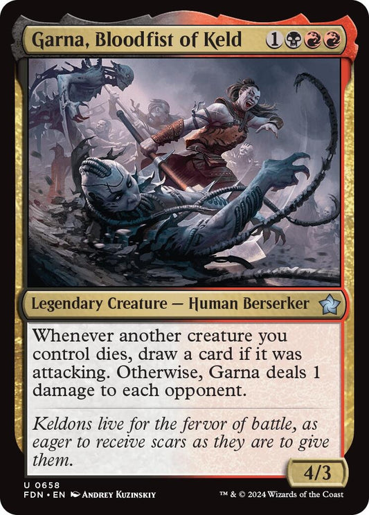 Image for Garna, Bloodfist of Keld (658) - Magic: The Gathering
