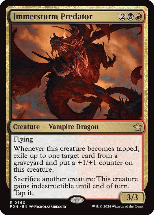 Image for Immersturm Predator (660) - Magic: The Gathering