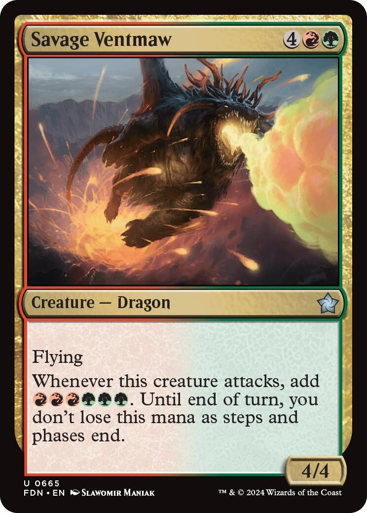Image for Savage Ventmaw (665) - Magic: The Gathering