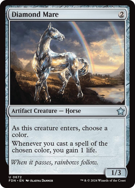 Image for Diamond Mare (672) - Magic: The Gathering