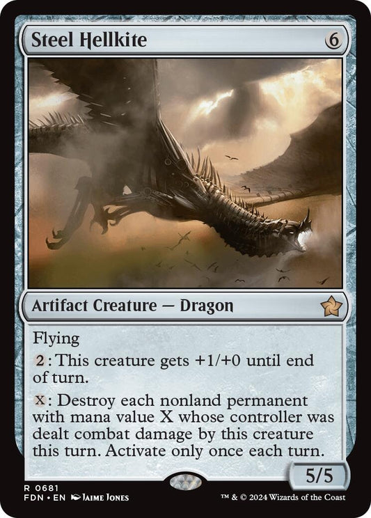 Image for Steel Hellkite (681) - Magic: The Gathering