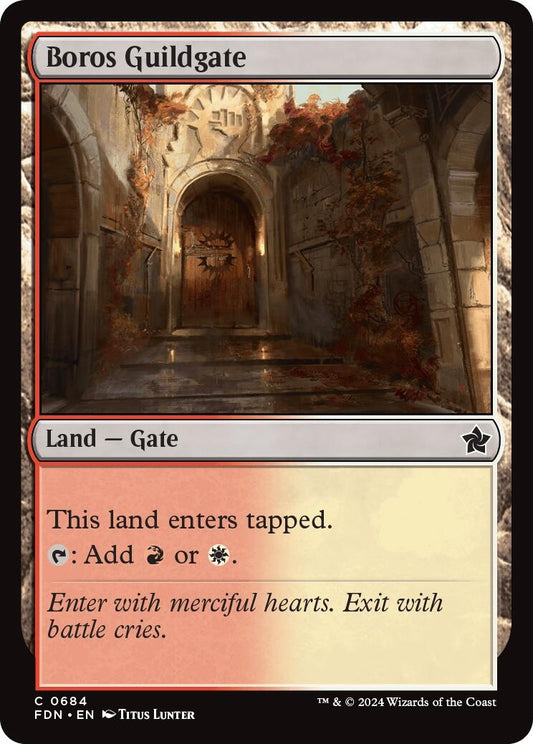 Image for Boros Guildgate (684) - Magic: The Gathering