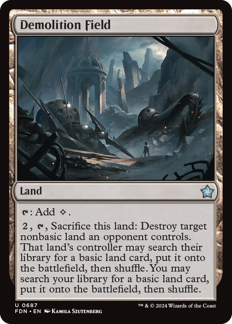 Image for Demolition Field (687) - Magic: The Gathering