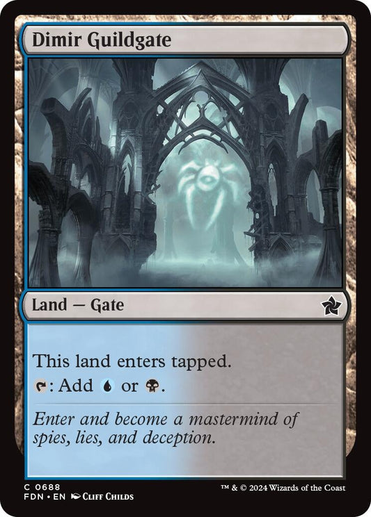 Image for Dimir Guildgate (688) - Magic: The Gathering