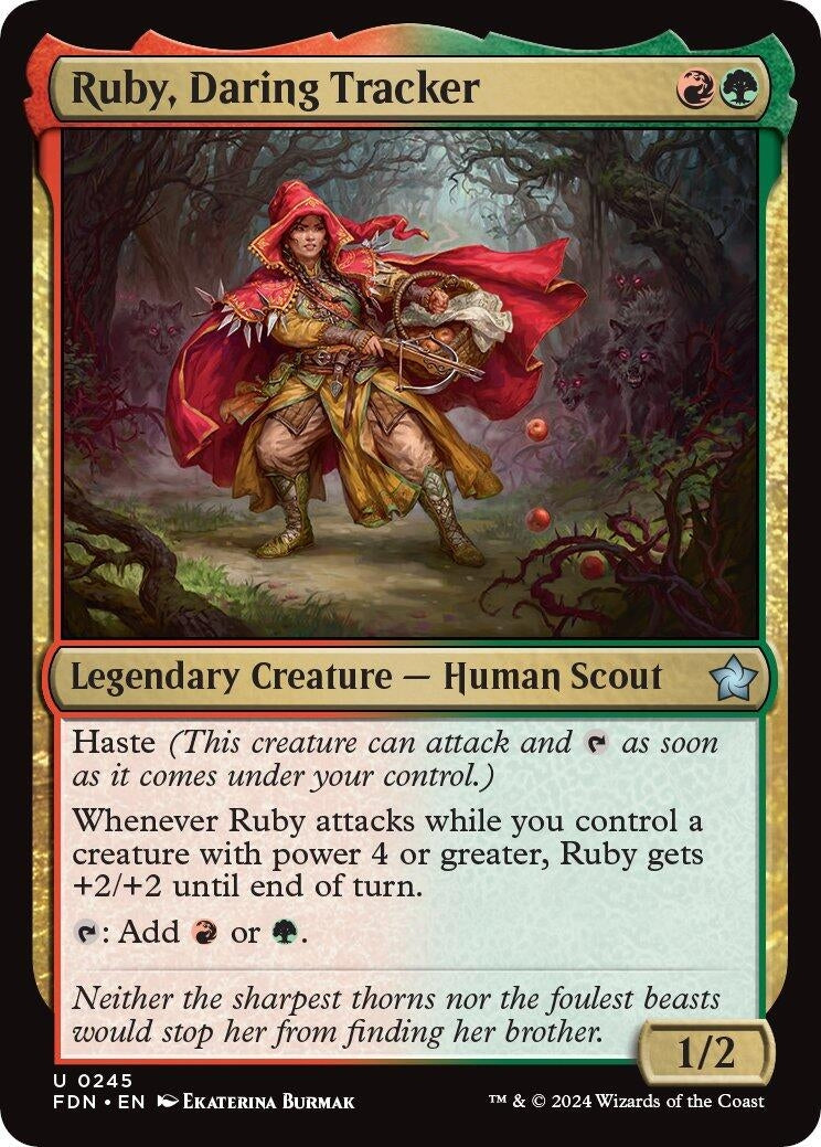 Image for Ruby, Daring Tracker (245) - Magic: The Gathering