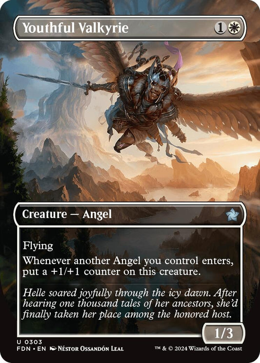 Image for Youthful Valkyrie (Borderless) (303) - Magic: The Gathering