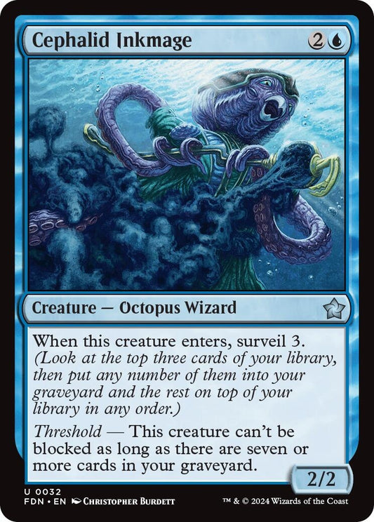 Image for Cephalid Inkmage (32) - Magic: The Gathering