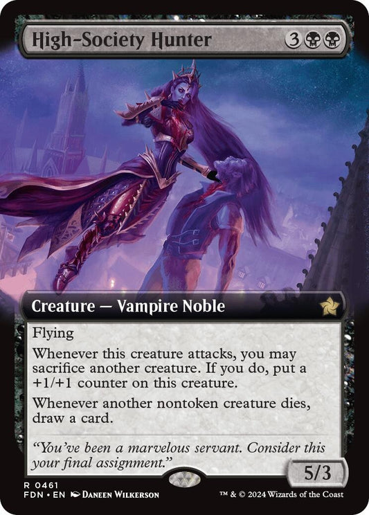 Image for High-Society Hunter (Extended Art) (461) - Magic: The Gathering