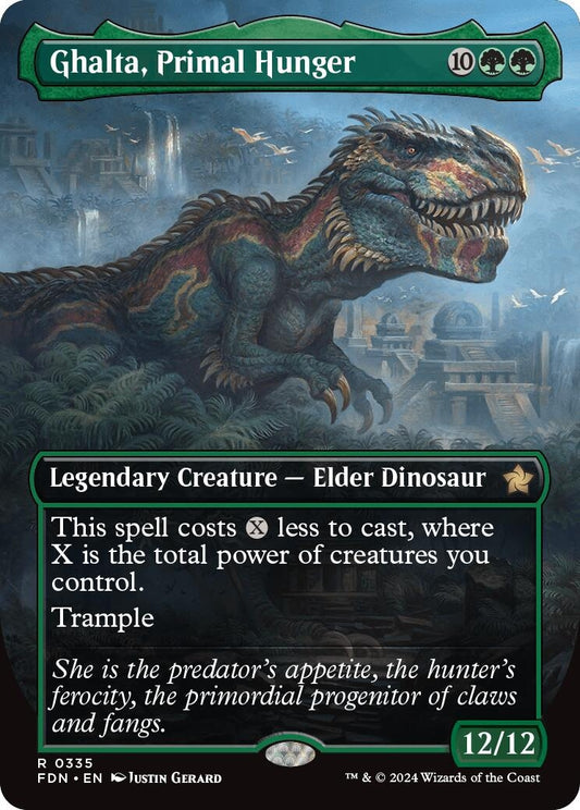 Image for Ghalta, Primal Hunger (Borderless) (335) - Magic: The Gathering